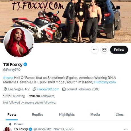 TS Foxxy Twitter (TS)
