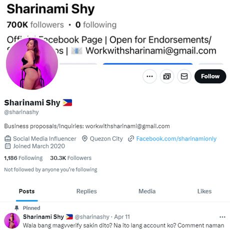 Sharinami Twitter