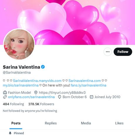 Sarina Valentina Twitter (TS)