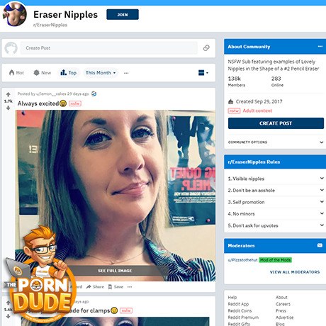 Eraser Nipples
