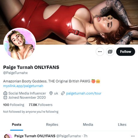 Paige Turnah Twitter