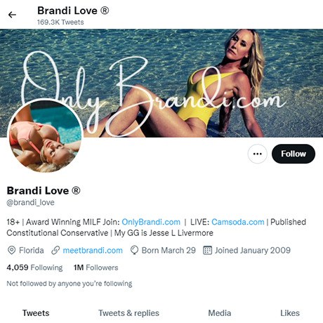 Brandi Love Twitter