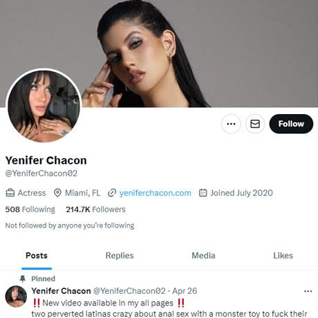Yenifer Chacon Twitter