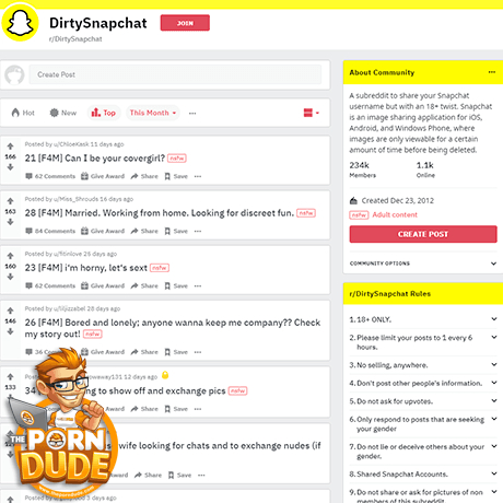 Dirty Snapchat