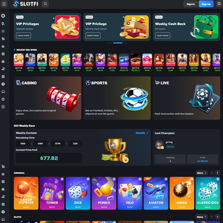 Slotfi Casino
