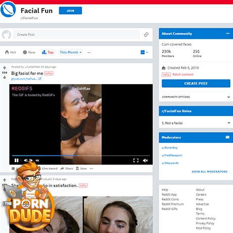 Reddit Facial Fun