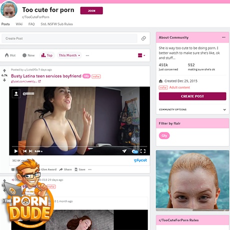 TooCuteForPorn (18+)