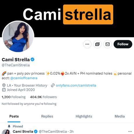 Cami Strella Twitter