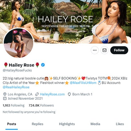 Hailey Rose Twitter