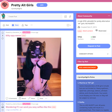 Pretty Alt Girls
