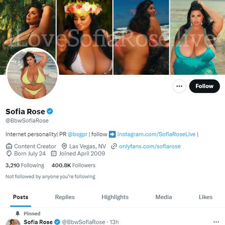 Sofia Rose Twitter