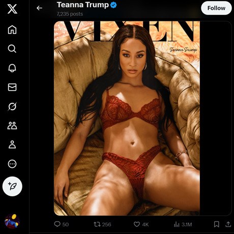 Teanna Trump Twitter