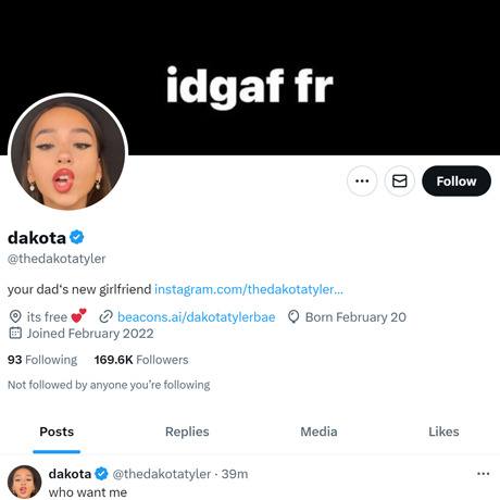 Dakota Tyler Twitter