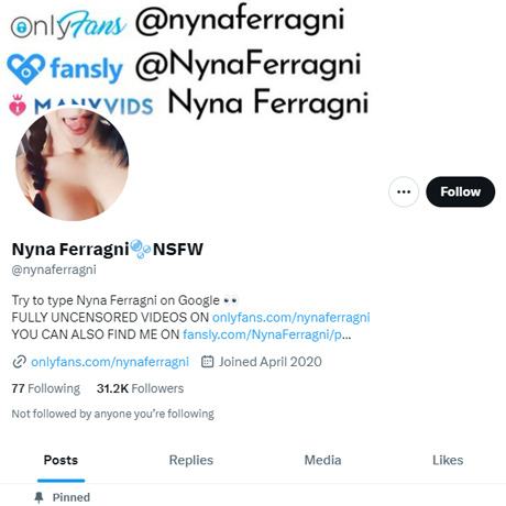 Nyna Ferragni Twitter
