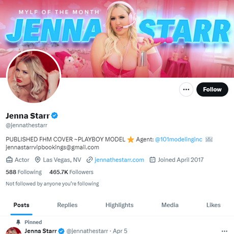 Jenna Starr Twitter