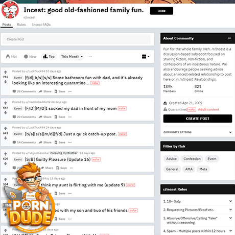 Reddit Taboo Stories