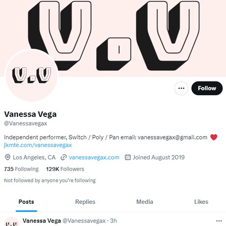 Vanessa Vega Twitter