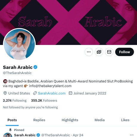 Sarah Arabic Twitter