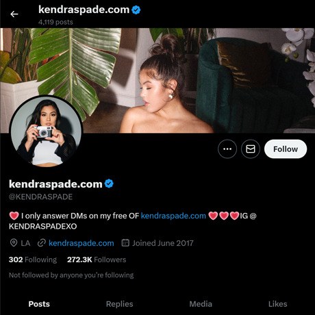 Kendra Spade Twitter