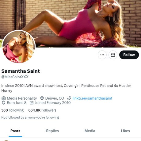Samantha Saint Twitter