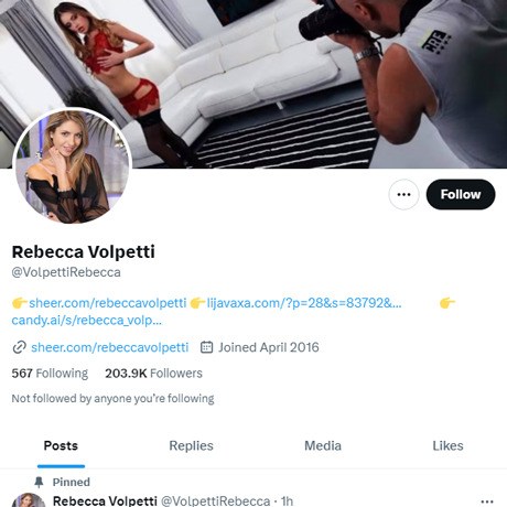 Rebecca Volpetti Twitter