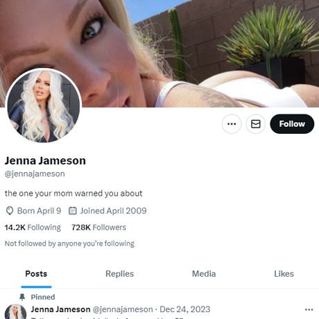 Jenna Jameson Twitter