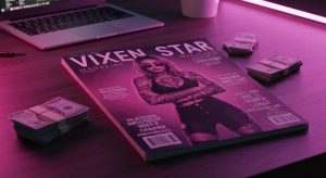 Addison Vodka Shines on CamGirl Vixen Magazine Cover