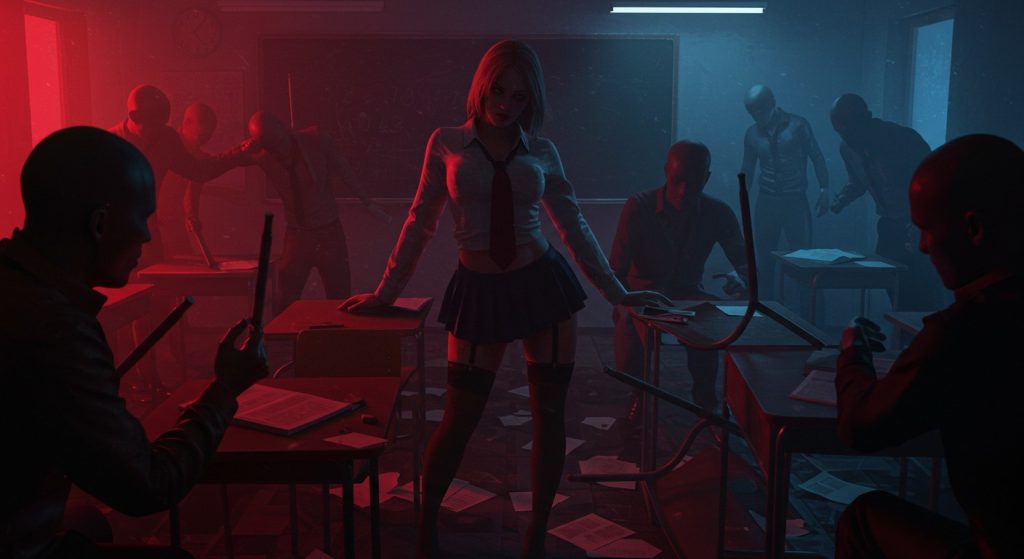 Jim Powers’ Accidental Gangbang series returns with Haley Spades in a wild detention scene. Expect raw action, DP, and a facial finish. Watch now!