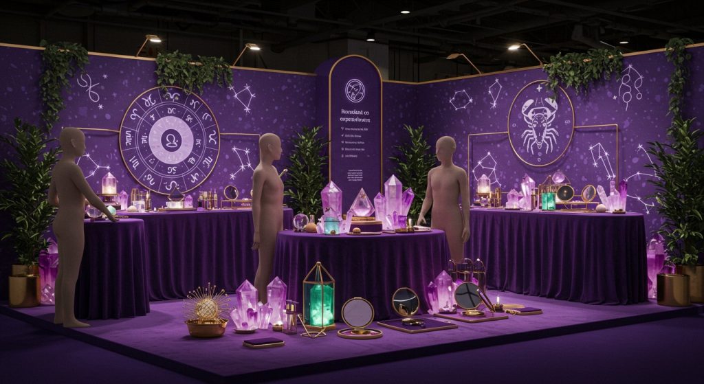 Our Erotic Journey showcases Zodiac vibes, Cristal Collection at CHAMPS 2025 Atlantic City. Discover their bold pleasure products! May 6-8.