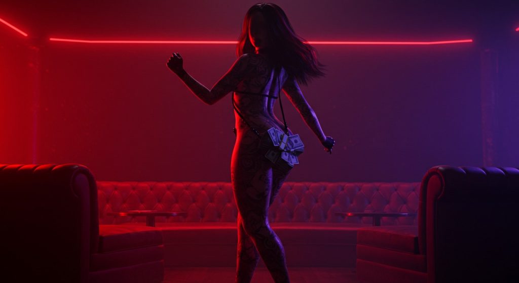 Sabien DeMonia shines in Brazzers’ interactive POV stripper scene, “Dancing My Clothes Off.” Choose your adventure in this anal-filled, immersive romp!