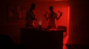 Victoria Peaks & MissBehavin’s Lesbian Teacher’s Lounge Scene