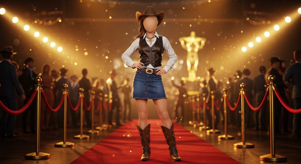 Violet Myers snags two 2025 Pornhub Awards, including Hottest Ass and Favorite Social Media Star, at a wild western-themed gala.