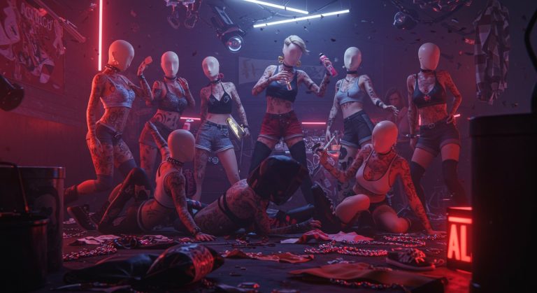 Mag Numb’s 9-Girl ALT Orgy Scene Drops on OnlyFans
