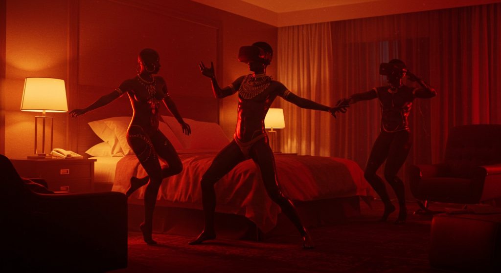 Bubblez Bankz shines in her first BBG threesome for TadpoleXStudio, delivering raw energy in 8K VR. A must-watch for VR porn fans!