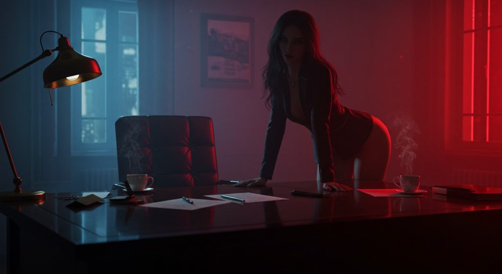 Coco Bae stars as an HR manager in Life Selector’s interactive POV scene, "The Office Party." Choose your path in this steamy, position-packed adventure.
