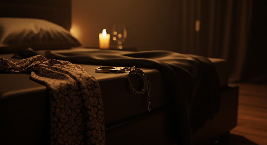 Ember Snow stars in Pure Taboo’s intense Locked in a Nightmare, a psychological thriller with a daring DP scene. Stream now on AdultTime.com!