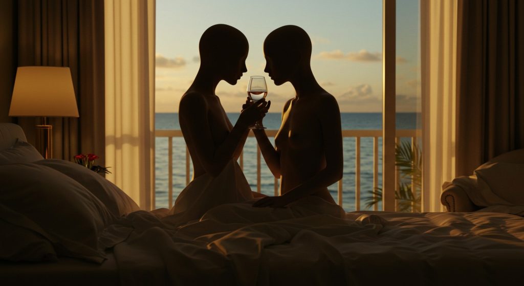 Beth McKenna & Sally D’Angelo ignite in “It’s Been A Long Year,” a steamy lesbian scene full of passion, intimacy, and raw desire. Read our explicit review!