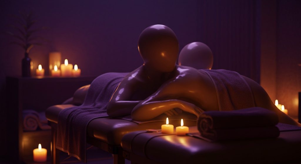 Blake Blossom and Millie Morgan lead a sizzling cast in Sweetheart Video’s Massage Seductions 4, delivering steamy lesbian scenes in ultra HD.
