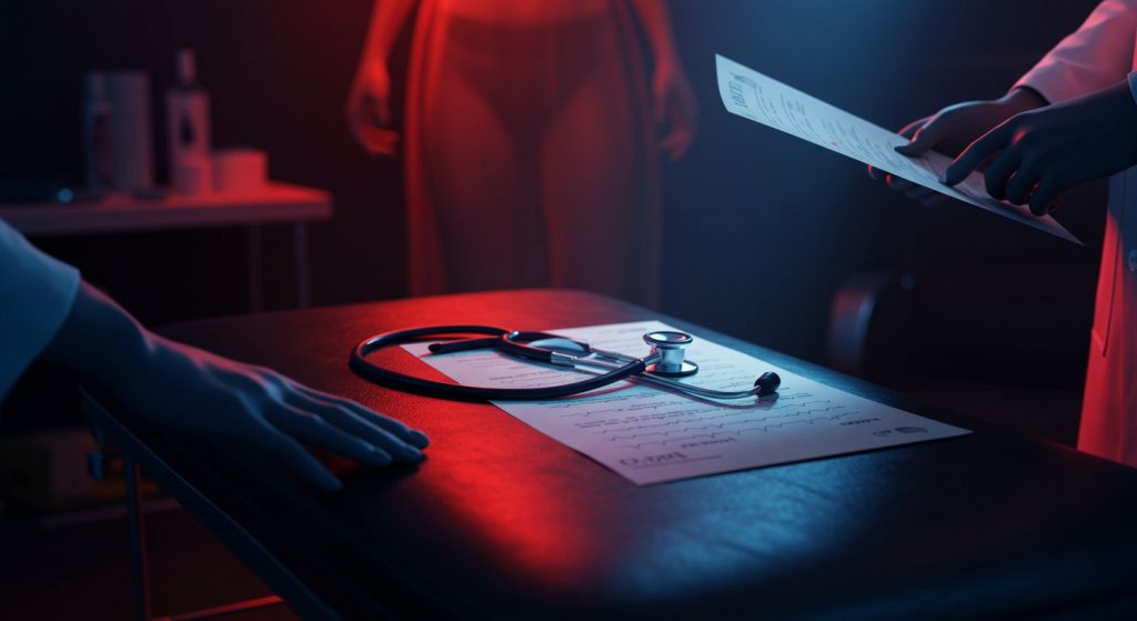 Cliff Jensen plays doctor to Andylynn Payne in TransSensual’s steamy “Doctor’s Room” scene. Expect intense chemistry and raw action. Watch now!