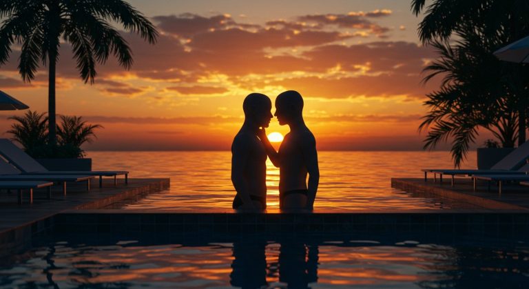 Crystal Thayer’s Poolside Scene with White Rhino Ignites OnlyFans
