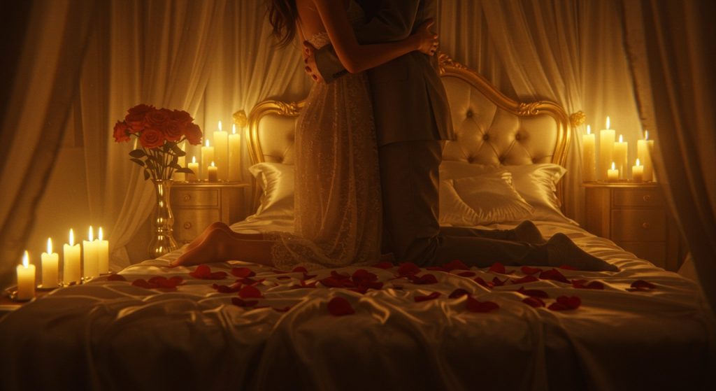 Kasey Kei and Olivia Jay ignite in Transfixed's sensual "You're Worth The Wait," a wedding-night scene packed with passion. Watch now!