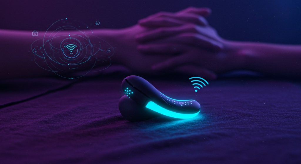 Discover Motorbunny’s Fluffer Rock Hard Power Ring, a vibrating ring with app control and haptic sync for couples. Elevate intimacy with shared sensations!