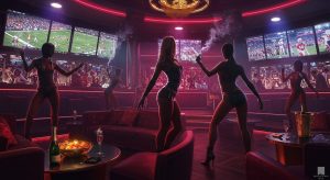 Rick’s Cabaret Girls Tackle Fantasy Football in Style