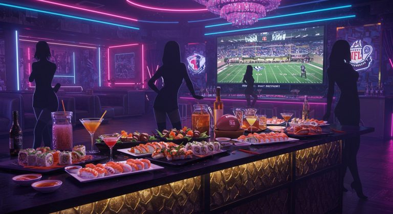 Sapphire Las Vegas Football Mondays Kick Off with Topless Party