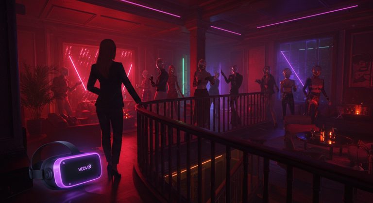 Taylor Vixxen Dominates DezyRed VR Game Teen-Talk House