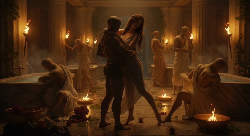 Chloe Kreams drops a wild Halloween Greek orgy scene with Aubrey Kate, Baxxx, and more. Double vag, facials, bi oral action—pure queer chaos on OnlyFans now!