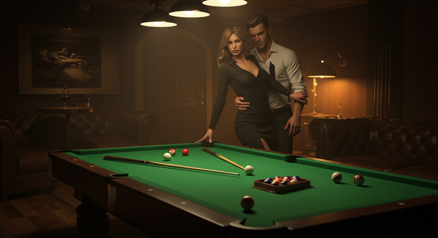 Musa Phoenix in Mrs. Feed Me’s Pool Table ManyVids Release