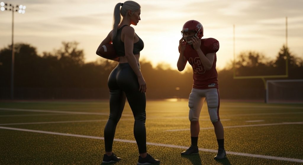 Crystal Clark drops 'Stepmom Helps With Football Tryouts' – her self-written fauxcest flick with MacGee. From handjobs to full-on pounding, this stepmom saves the scholarship. Preview on XVideos now!