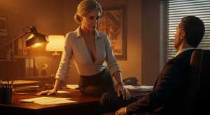 DD White Naughty America GILF Scene with Sam Shock