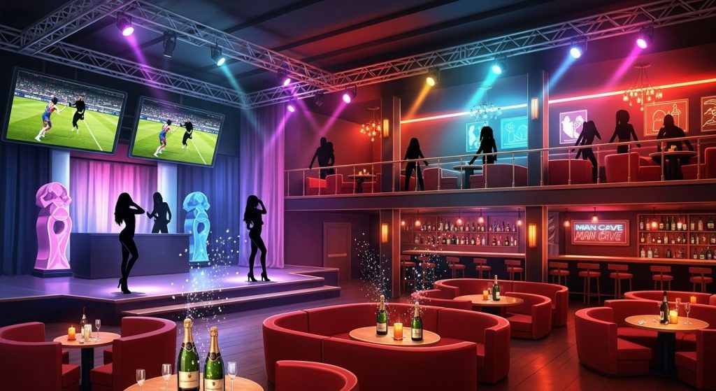 Hoops Cabaret hits 9 years with sexy dancers, bottle specials, and VIP thrills all November in NYC. Pro athletes' fave strip club-sports bar combo celebrates big!